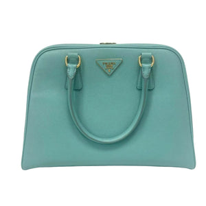 Pre-Owned Prada Shell Handbag Color Mint Blue Year 2008 N22673201