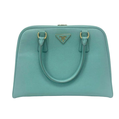 Pre-Owned Prada Shell Handbag Color Mint Blue Year 2008 N22673201