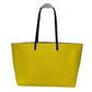 Pre-Owned FENDI Yellow "Smiling Face" Tote Bag N22592015