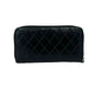 Pre-Owned Chanel Black Long Wallet Color Black Year 2012 N22592205