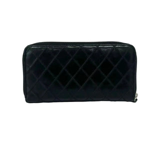 Pre-Owned Chanel Quilted Zip-Around Wallet N22592205