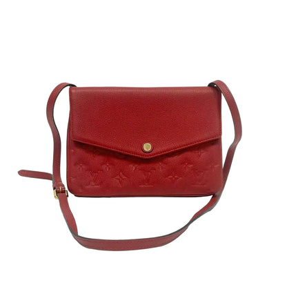 Pre-Owned Louis Vuitton Color Red Crossbody Bag Year 2015 N22659770