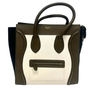 Pre-Owned Celine Tricolor Luggage Tote Mini Luggage N22659989