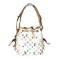 Pre-Owned Louis Vuitton x Takashi Murakami White Bucket Bag N22655877