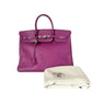 Pre-Owned Hermès Birkin 40 color purple Year 2004 N22630595
