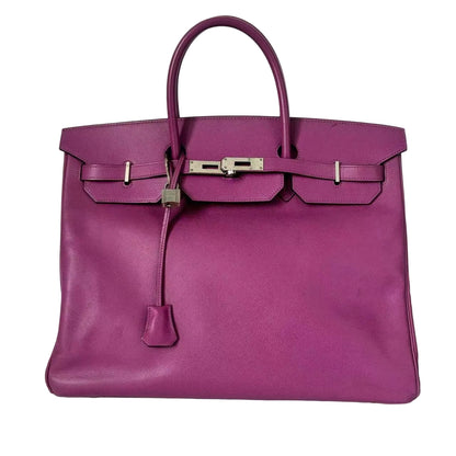 Pre-Owned Hermès Birkin 40 color purple Year 2004 N22630595