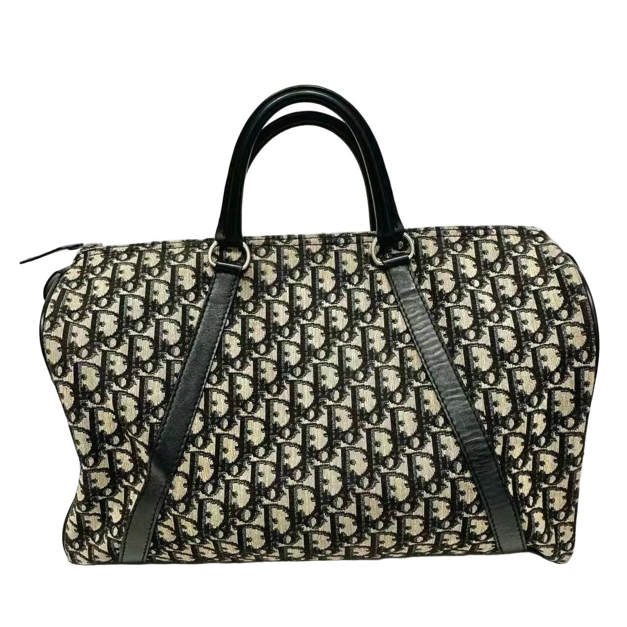 Pre-Owned Christian Dior Trotter Boston Bag Size Large N22630795