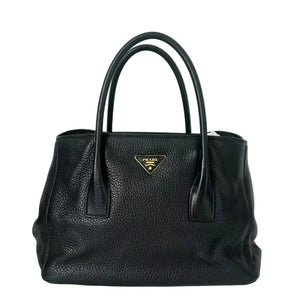 Pre-Owned Prada Calfskin Tote Color Black N22559572