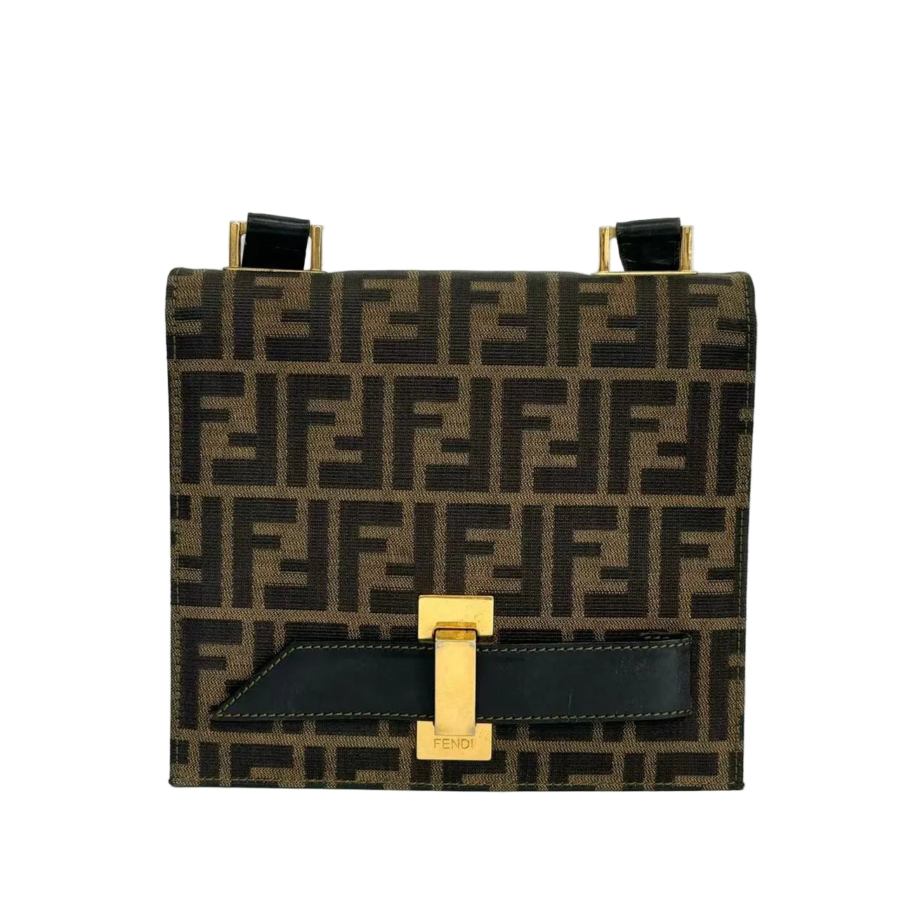 Pre-Owned Fendi Messenger Bag Color Brown N22567614