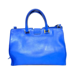 Pre-Owned YSL Vintage Cabas Handbag Color Blue N22118199