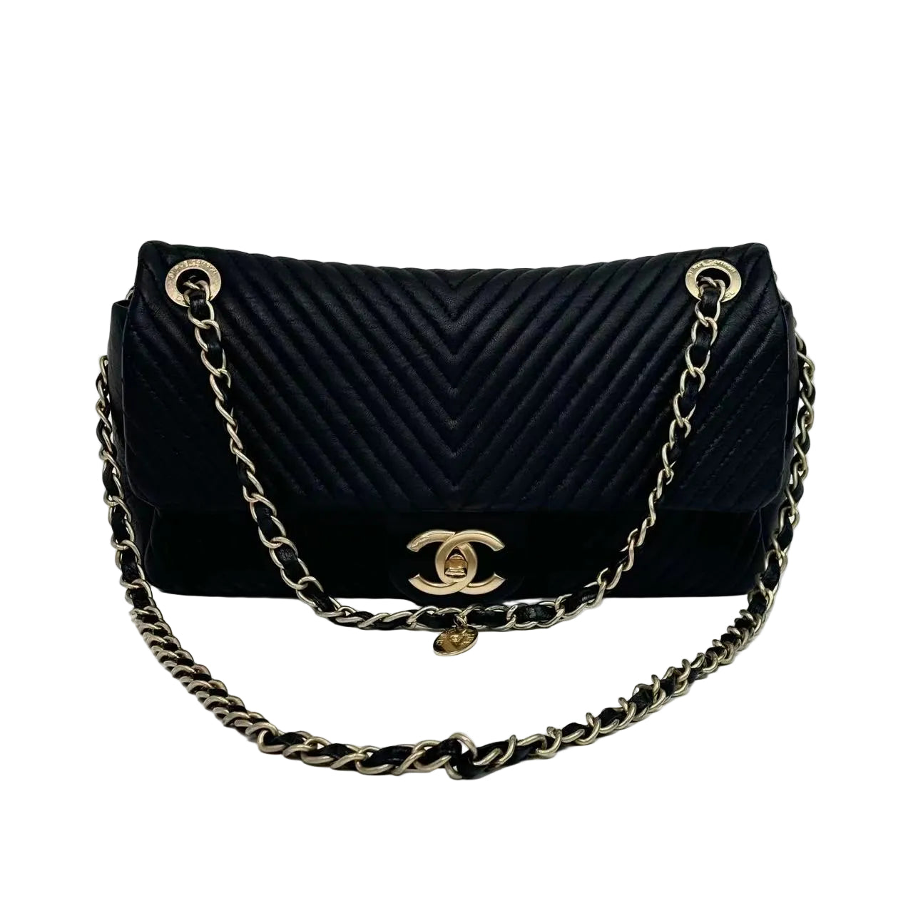 Pre-Owned Chanel Classic Flap Bag Model 2015 Color Black N18750428