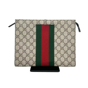 Pre-Owned Gucci Classic Toiletry Bag Color Brown wwl21348282