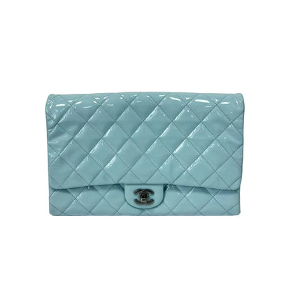 Pre-Owned CHANEL Classic Flap Bag Model 2013 Color Blue N22279567
