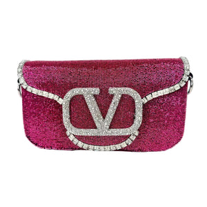 Pre-Owned Valentino Garavani Small Locò Shoulder Bag N22196094