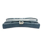 Pre-Owned Balenciaga Crocodile-Embossed Bag Color Blue wwl20759273