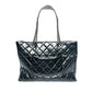 Pre-Owned Chanel Chain Tote Bag Mode 2014 Color Black WWL20759187