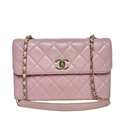 Pre-Owned CHANEL Trendy Chain Bag Model 2021 Color Pink N19422831