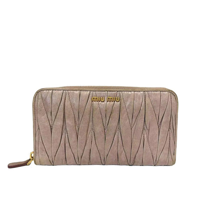 Pre-Owned MiuMIu Long Wallet Color Pink N22239452