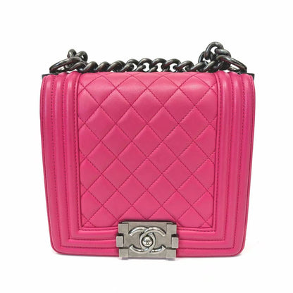 Pre-Owned Chanel Le Boy Model 2014 Color Pink N22171470