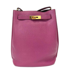 Pre-Owned Hermès  Kelly Shoulder Bucket Bag Model 2011 Color Pink N22216253