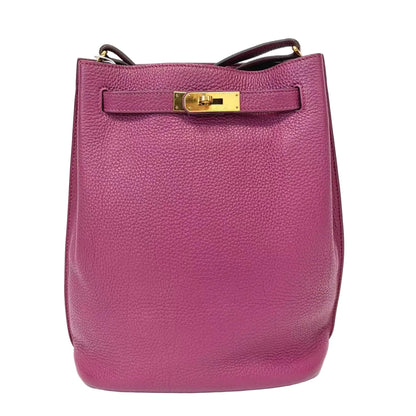 Pre-Owned Hermès  Kelly Shoulder Bucket Bag Model 2011 Color Pink N22216253