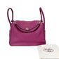 Pre-Owned Hermès Lindy 34 Handbag Model 2012 Color Purple N22171554