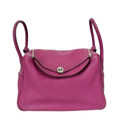 Pre-Owned Hermès Lindy 34 Handbag Model 2012 Color Purple N22171554
