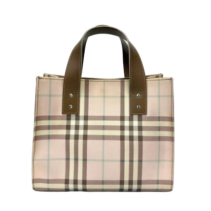 Pre-Owned Burberry Classic Tote Bag Model 2005 Color Pink N22169124