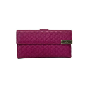 Pre-Owned Gucci Fuchsia Long Wallet N22727499