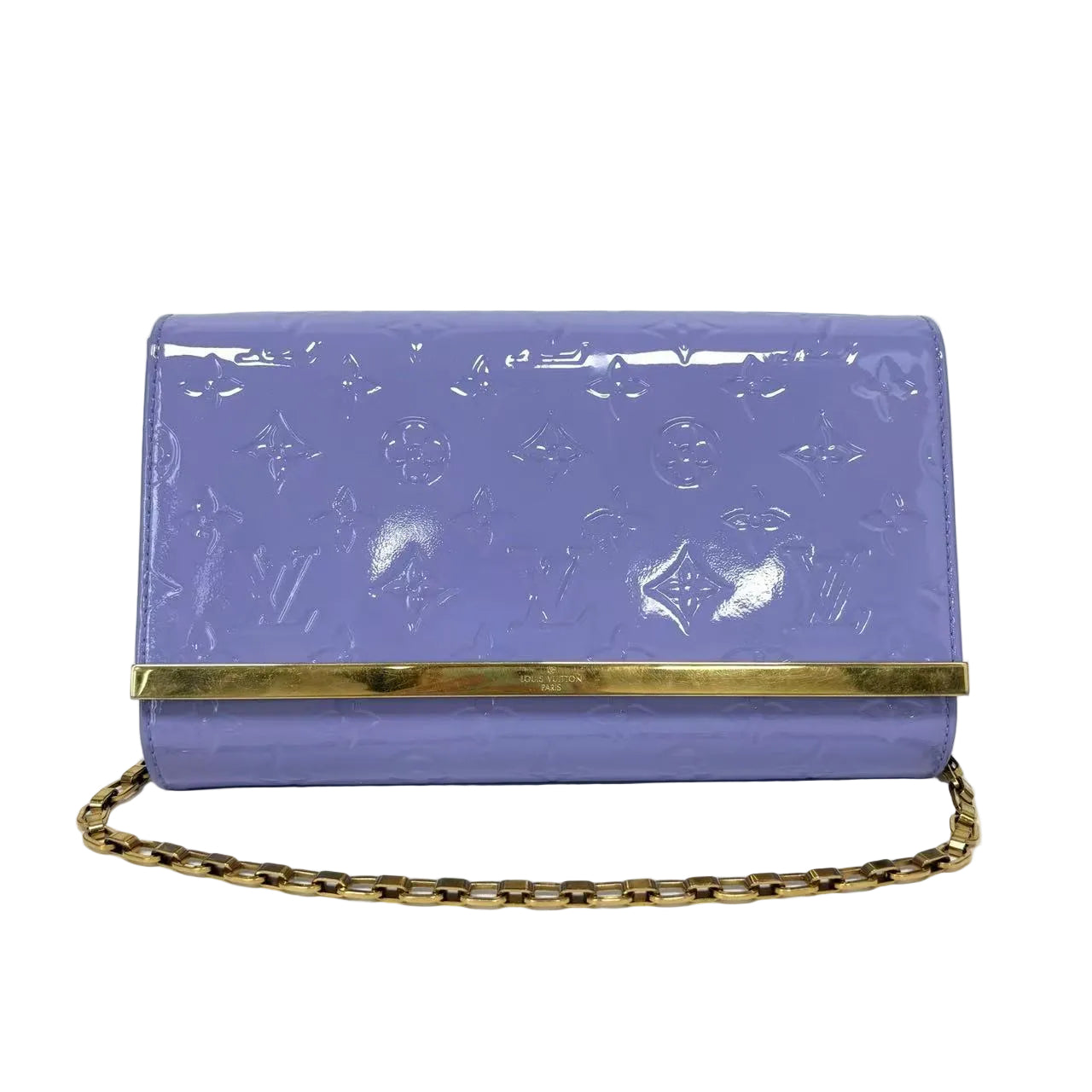 Pre-Owned Louis Vuitton Chain Evening Bag Color Purple N22753545