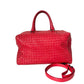 Pre-Owned Bottega Veneta Boston Bag Color Red N22707384