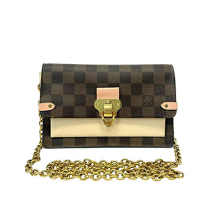 Pre-Owned Louis Vuitton Vavin Chain Wallet in Damier Ebene canvas N22847402