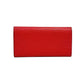 Pre-Owned Louis Vuitton Epi Emilie Wallet in the color Coquelicot red