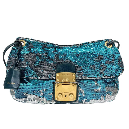 Pre-Owned Miu Miu Sequin Tote Model N21975488
