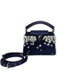 Pre-Owned  Louis Vuitton Capucines Mini Velvet Crystal edition in Midnight Blue N21910028
