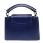 Pre-Owned  Louis Vuitton Capucines Mini Velvet Crystal edition in Midnight Blue N21910028