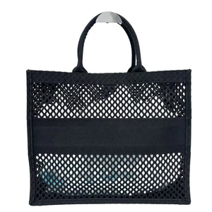 Pre-Owned Christian Dior Mesh Embroidered Book Tote Size Large N22975241