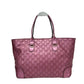 Pre-Owned Gucci "Heart Bit" Open Tote With Signature Embossed Leather N22975470