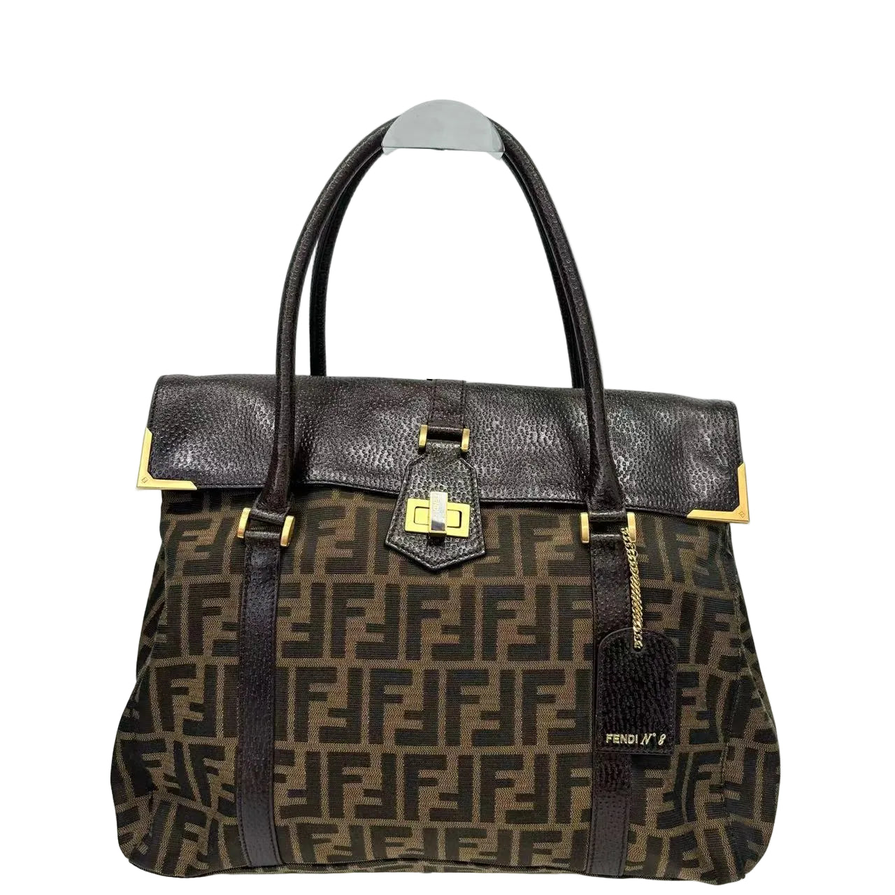 Pre-Owned Fendi Zucca Linda Tote Bag Size Large N22975533