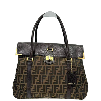 Pre-Owned Fendi Zucca Linda Tote Bag Size Large N22975533