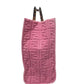 Pre-Owned Fendi Sunshine Large(XL) Tote in pink embossed terry cloth N22975654