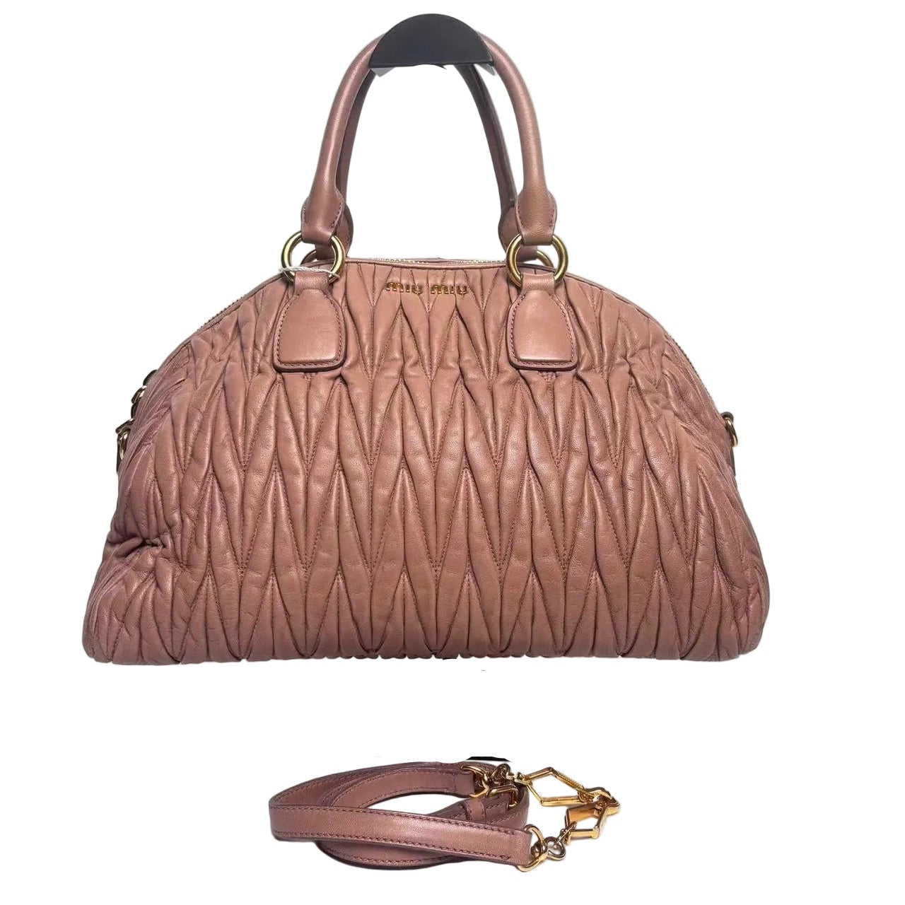 Pre-Owned Miu Miu Two-Way Bag in pink N22933446
