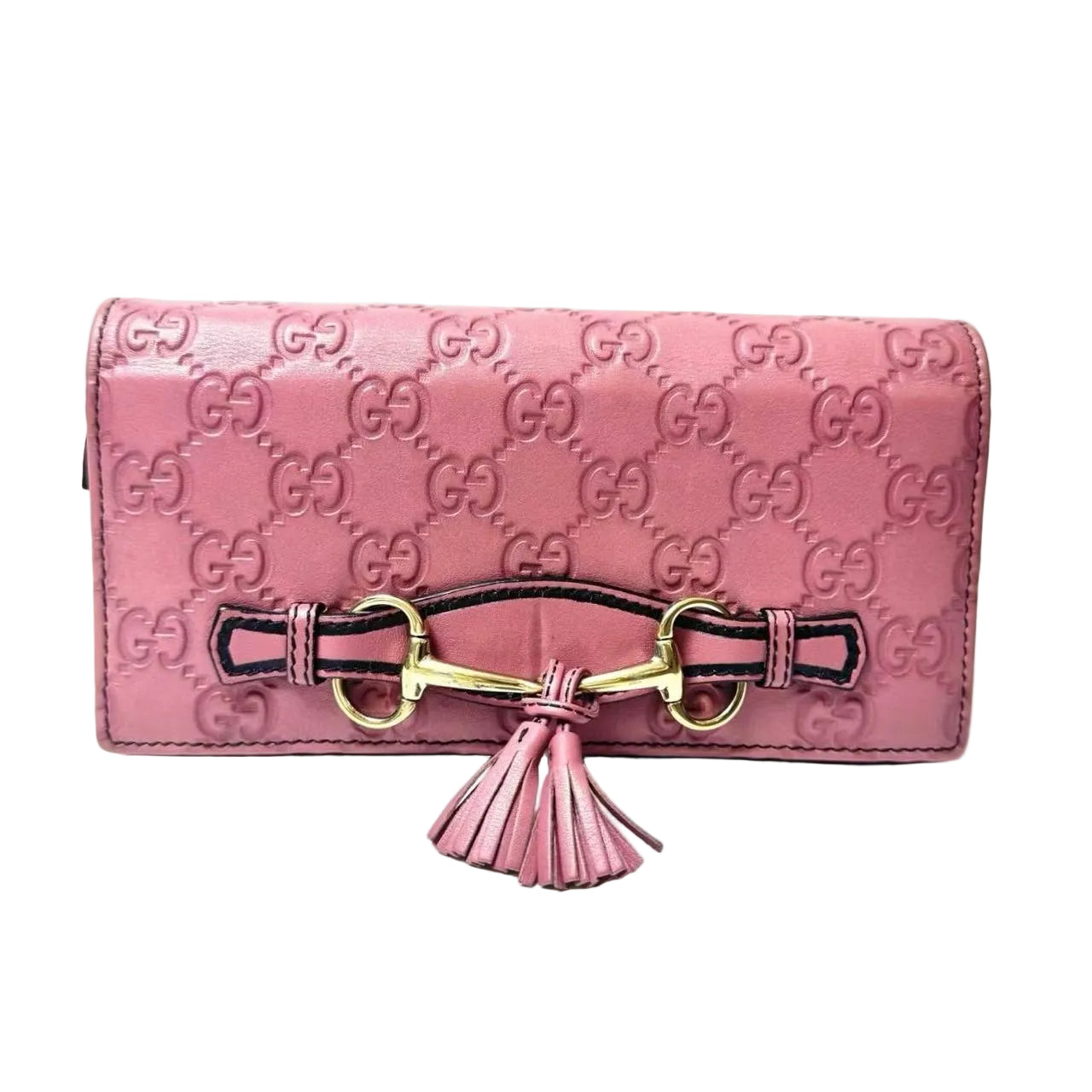Pre-Owned Gucci Emily Continental Wallet on Chain (WOC) N22933436