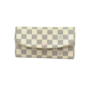 Pre-Owned  Louis Vuitton Emilie Wallet in Damier Azur canvas N22970062