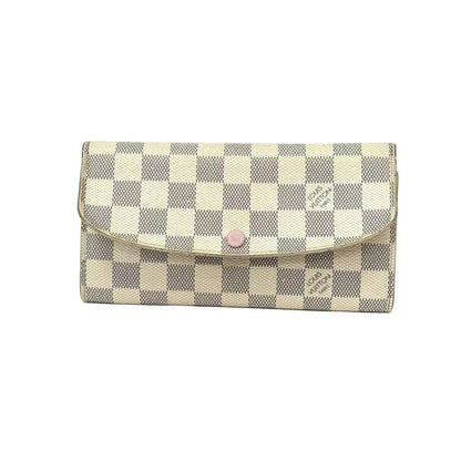 Pre-Owned  Louis Vuitton Emilie Wallet in Damier Azur canvas N22970062