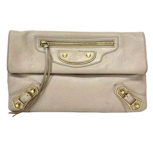 Pre-Owned Balenciaga Classic Metallic Edge Envelope Clutch N22909698