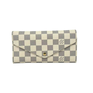 Pre-Owned Louis Vuitton Sarah Wallet in the Damier Azur pattern N22875211
