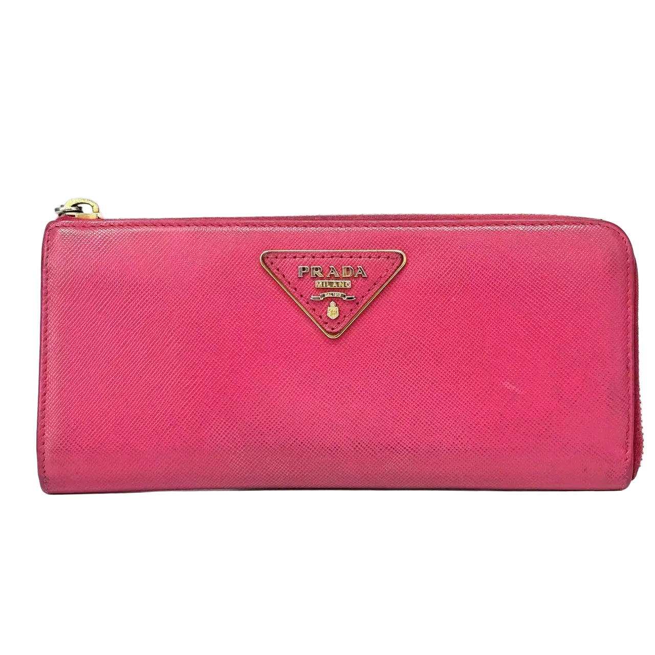 Pre-Owned Prada Saffiano leather continental wallet N22933362