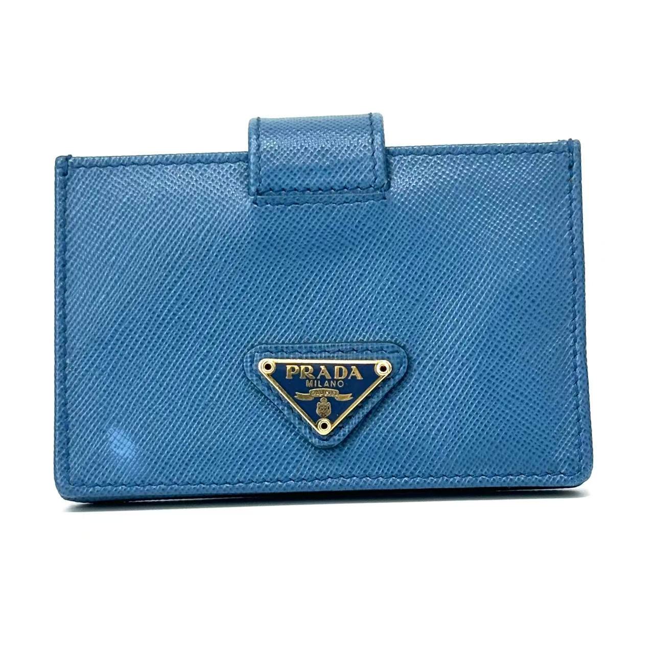 Pre-Owned Prada Saffiano Leather Card Holder N22887006
