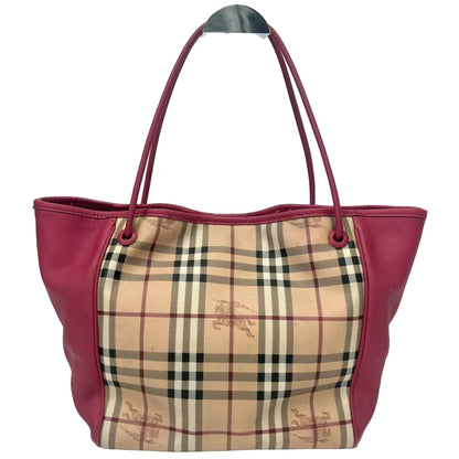 Pre-Owned Burberry Small Haymarket Check Canterbury Tote Bag N22860400